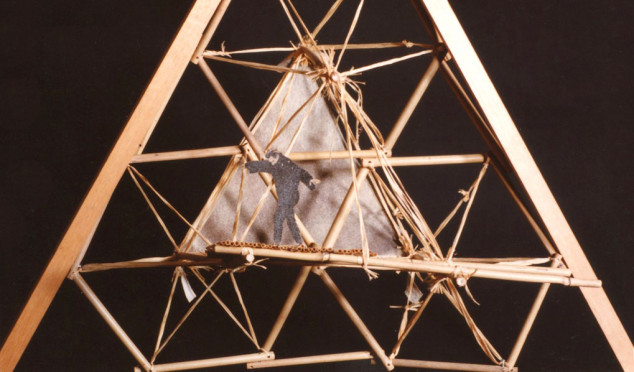 Ökologiezenrum Arche Noah, Detail Räumliches Fachwerk, M 1:20