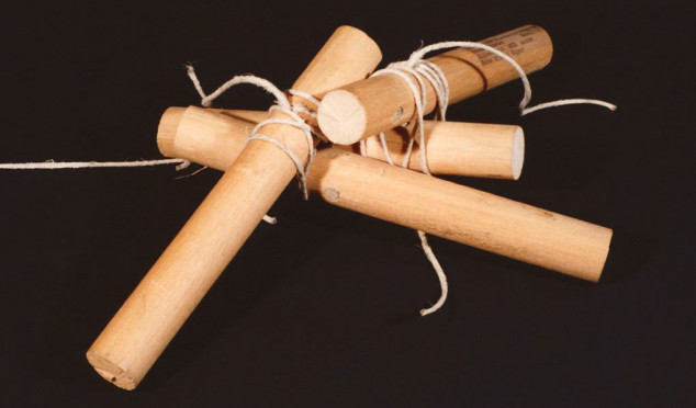 Ökologiezenrum Arche Noah, Fachwerkknoten aus Bambus und Sisal
